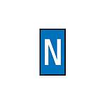 WIC Snap On Clip On Cable Marker, Blue, Pre-printed (N), 4.3~5.3mm Cable (561-03146)