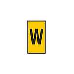 WIC Snap On Clip On Cable Marker, Yellow, Pre-printed (W), 4.3~5.3mm Cable (561-03234)