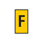 HODS50 Slide On Cable Marker, Black on Yellow, Pre-printed (F), 1.7~3.6mm Cable (531-15064)