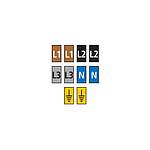 WIC Snap On Clip On Cable Marker, assorted colours, Pre-printed (Earth Symbol, L1, L2, L3, N), 2.8 (561-02300)