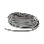 Expandable Braided Nylon 66 Grey Cable Sleeve, 8mm Diameter, 10m Length (170-40803 HEGPA6608-PA66-GY)