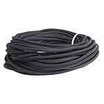 Braided PET Black Cable Sleeve, 3.18mm Diameter, 15.24m Length, FIT Series (G1301/8 BK007)