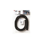 Braided PET Black Cable Sleeve, 32mm Diameter, 2m Length, Helagaine Series (170-01017 TWIST-IN 32-PET-BK)