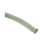 Expandable Braided Nylon 66 Grey Cable Sleeve, 20mm Diameter, 10m Length (170-42002 HEGPA6620-PA66-GY)