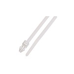 Cable Tie, Inside Serrated, 160.02mm x 3.6 mm, Natural Nylon, Pk-25 (111-85603 T30RSF(U)-PA66-NA)