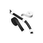 Cable Tie, Hook and Loop, 1m x 13 mm, White PA (Loop), PP (Hook), Pk-1 (130-00007 TEXTIE 1M-PA66/PP-WH)