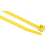 Cable Tie, 150mm x 3.5 mm, Yellow Nylon, Pk-100 (111-03006 T30R-PA66-YE)
