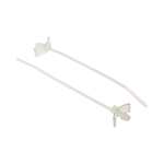 Cable Tie, Inside Serrated, 100mm x 2.5 mm, Natural Nylon, Pk-25 (126-00416 T18RSF-PA66-NA)