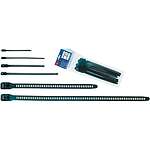 Cable Tie, Releasable, 340mm x 11 mm, Black TPU, Pk-6 (115-11350 SOFTFIX L-TPU-BK)