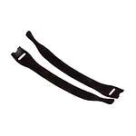 Cable Tie, Hook and Loop, 150mm x 12.5 mm, Black PA (Loop), PP (Hook), Pk-10 (130-00012 TEXTIE S-PA66/PP-BK)