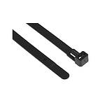 Cable Tie, Releasable, 150mm x 7.6 mm, Black Nylon, Pk-100 (131-21410 REL140-PA66-BK)