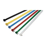 Cable Tie, Releasable, 195mm x 4.7 mm, Black Nylon, Pk-25 (115-00002 LR55R-PA66HS-BK)