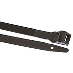 Cable Tie, Outside Serrated, 505mm x 9 mm, Black Nylon, Pk-100 (112-00033 LPH500-PA66HIR(S)-BK)