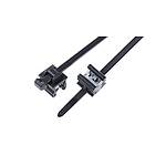 Cable Tie, Assembly, 200mm, Black Nylon (156-00020 T50ROSEC20-PA66HS/PA66HIRHS-BK)
