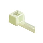 Cable Tie, Heat Stabilised, 387mm x 7.6 mm, Natural Polyamide, Pk-100 (114-12179 T120R(E)-PA46-NA)