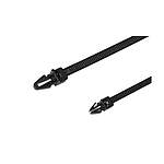Cable Tie, Releasable, 158mm x 3.6 mm, Black Nylon (126-00329)