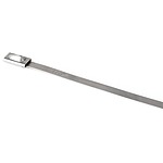 Cable Tie, Roller Ball, 521mm x 4.6 mm, Metallic 304 Stainless Steel, Pk-100 (111-93208 MBT20SS-SS304-ML)