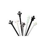 Cable Tie, Releasable, 135mm x 4.6 mm, Black Nylon (126-02204)