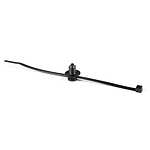 Cable Tie, Assembly, 150mm x 3.5 mm, Black Nylon, Pk-500 (150-55850 T30RFT5-PA66HS/PA66HIRHS-BK)