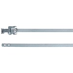 Cable Tie, Releasable, 630mm x 5 mm, Metallic 316 Stainless Steel, Pk-100 (111-94240 MLT24SS5-SS316-ML)
