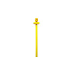 Cable Tie, RFID, 200mm x 4.6 mm, Yellow Nylon, Pk-100 (111-01638 T50RFIDCLA-PA66-YE)