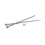 Cable Tie, 145mm x 3.4 mm, Black Polyamide (156-00382)