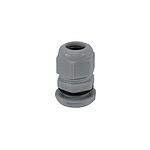 NGM Series Grey Nylon Cable Gland, M25 Thread, 13mm Min, 18mm Max, IP68 (NGM25-DGY)