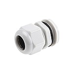 NGM Series Grey Nylon Cable Gland, M25 Thread, 13mm Min, 18mm Max, IP68 (NGM25-GY)