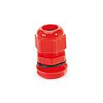 NGM Series Red Nylon Cable Gland, M25 Thread, 13mm Min, 18mm Max, IP68 (NGM25-RED)