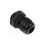 FIT Series Black PA 6 Cable Gland, NPT 1/2in Thread, 6mm Min, 12mm Max, IP66, IP68 (PNC1/2 BK080)