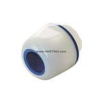 HAN CGM-P F+B Series White Polyamide Cable Gland, M25 Thread, 13mm Min, 16mm Max, IP67, IP69 (19155235197)