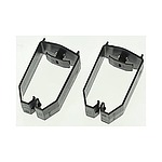 Black PVC Saddle Clamp (181-50440 HTWD-BWR-40X40-PC/ABS-BK)