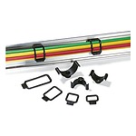 Black Nylon Cradle Clip (201-10030 C3-PA6HIR-BK)