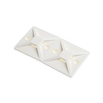 Self Adhesive White Cable Tie Mount 28 mm x 28mm, 5.4mm Max. Cable Tie Width (151-28415 MB4A-PA66-WH)