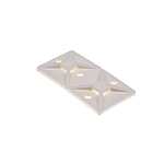 Self Adhesive Natural Cable Tie Mount 28 mm x 28mm, 5.4mm Max. Cable Tie Width (151-28469 MB4A-PA66-WH)