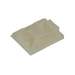 Self Adhesive Natural Cable Tie Mount 25 mm x 32mm, 8mm Max. Cable Tie Width (151-11819 TY8G1S-PA66-NA)