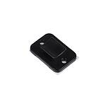 Self Adhesive Black Cable Tie Mount, 4mm Max. Cable Tie Width (151-11310 TY3G1S-PA66W-BK)