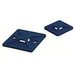 Blue Cable Tie Mount 28 mm x 28mm, 5.4mm Max. Cable Tie Width (151-01170 MCMB4-PA66MP-BU)