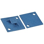 Self Adhesive Blue Cable Tie Mount 28.6 mm x 28.6mm (7TAG009660R0026)