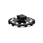 Self Adhesive Black Cable Tie Mount 36 mm x 36mm, 4.8mm Max. Cable Tie Width (151-02255 PMB5-PA66HS-BK)