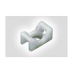 Self Adhesive Blue Cable Tie Mount 14.3 mm x 24.8mm, 8.3mm Max. Cable Tie Width (151-00654 KR8G5-E/TFE-BU)