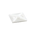 Self Adhesive Natural Cable Tie Mount 28 mm x 28mm, 5mm Max. Cable Tie Width (7TCG009750R0072)