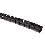 Spiral Wrap, I.D 16mm, 16mm Polypropylene Helawrap Series (161-64204 HWPP16L2-PP-BK)