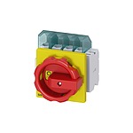 Switch Disconnector, 4 Pole, 25A Max Current, 25A Fuse Current (3LD2103-2EP53)