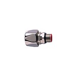 Straight-Swivel External Thread, Conduit Fitting, 32mm Nominal Size, M32, Nickel Plated Brass, Metallic (7TCA296100R0162)