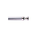 Smooth Entry Bush, Conduit Fitting, 16mm Nominal Size, 3/8in, Nickel Plated Brass, Metallic (7TCA296010R0035)