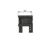 SENTRON Mounting Rail for use with Circuit Breaker (8US1998-7CB45)