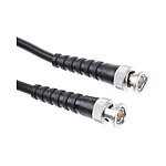 Male BNC to Male BNC Coaxial Cable, RG59B/U, 75 Ω, 1.5m (L00011A1456)