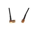 Male SMA to Male SMA Coaxial Cable, RG174, 50 Ω, 1m (L09999B3606)