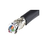 Xtra-Guard 4 Control Cable, 6 Cores, 0.81 mm², ECO, Screened, 30m, Black TPE Sheath, 18 AWG (45166 BK005)